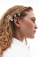 Bayan Kahverengi Çoklu Toka Seti