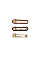 Bayan Kahverengi Çoklu Toka Seti