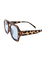 Bayan Mavi Geniş Çerçeveli Güneş Gözlüğü