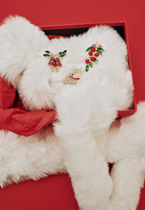 Çok Renkli Çiçekli Broş