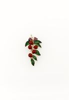 Bayan Çok Renkli Çiçekli Broş