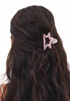 Bayan Pembe Sim Detaylı Yıldız Toka