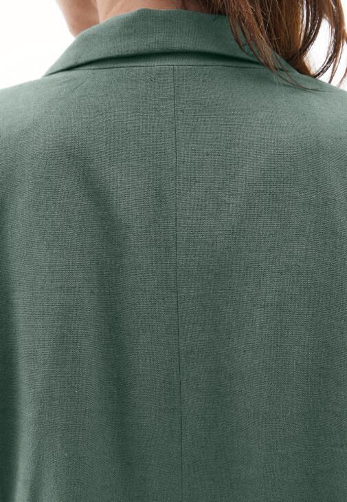 Keten Blazer Ceket ve Pantolon Kombini