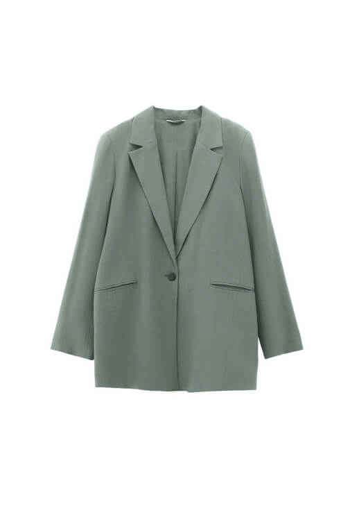 Keten Blazer Ceket ve Pantolon Kombini