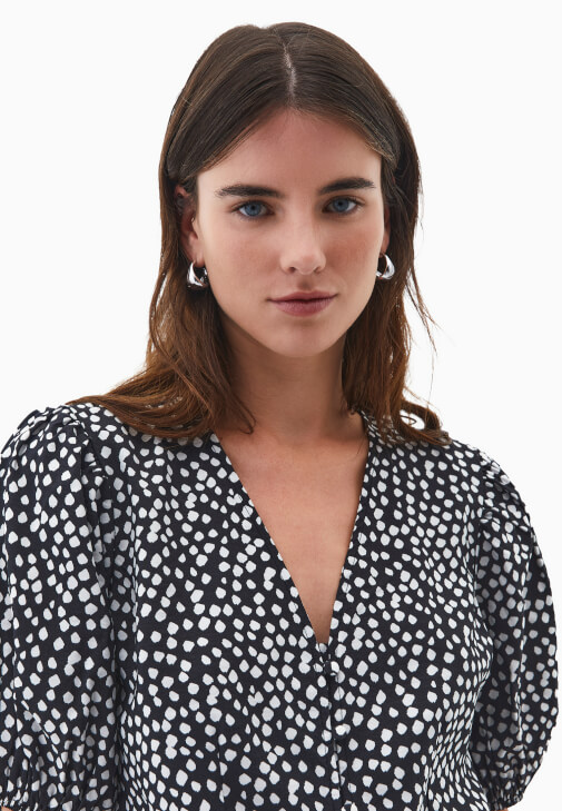 Modal Bluz ve Modal Balon Etek Kombini