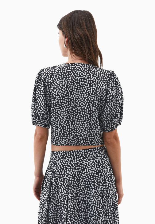 Modal Bluz ve Modal Balon Etek Kombini