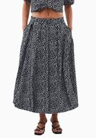 Bayan Çok Renkli Modal Yüksek Bel Balon Etek