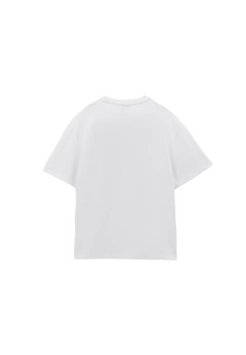 Boyfriend Tişört ve Dantel Etek Kombini