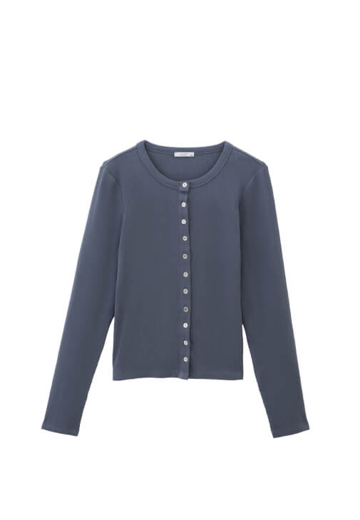 Düğme Detaylı Tişört ve Boyfriend Pantolon Kombini