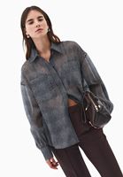 Bayan Çok Renkli Puantiyeli Gömlek ( TENCEL™ )