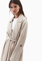 Bayan Bej Kemer Detaylı Trençkot ( TENCEL™ )