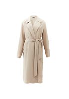 Bayan Bej Kemer Detaylı Trençkot ( TENCEL™ )