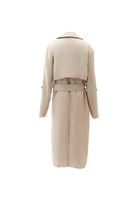 Bayan Bej Kemer Detaylı Trençkot ( TENCEL™ )
