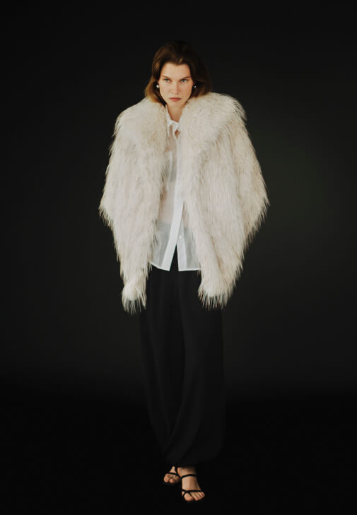 Siyah Büzgü Detaylı Balon Pantolon