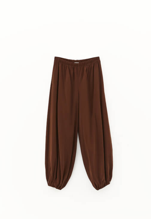 Büzgü Detaylı Balon Pantolon - Görsel 6