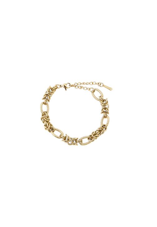 Altın Çelik Zincir Bileklik