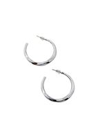 Bayan Gümüş Halka Küpe