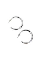 Bayan Gümüş Halka Küpe