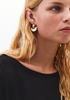 Bayan Altın Sallantılı Küpe