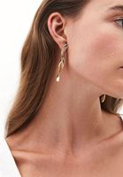 Bayan Çok Renkli Sallantılı Küpe