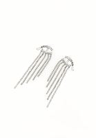 Bayan Gümüş Sallantılı Küpe