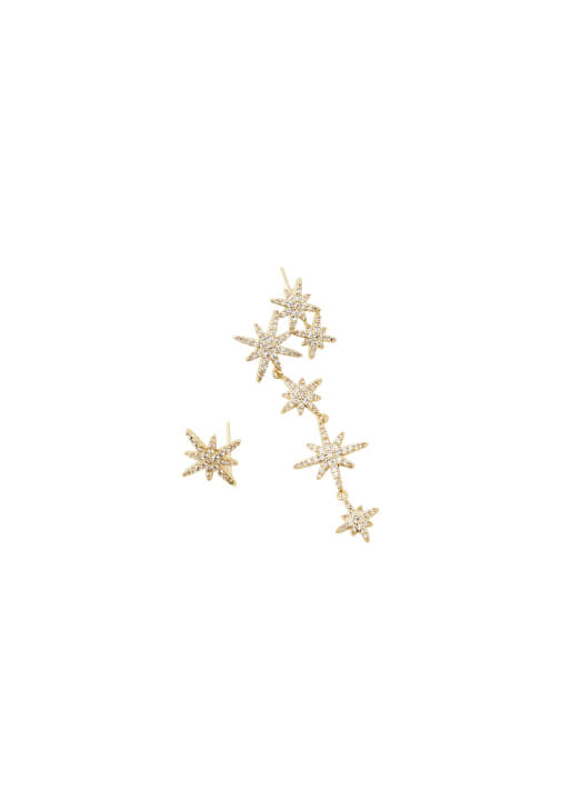 Altın Sallantılı Küpe