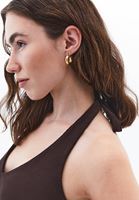 Bayan Altın Halka Küpe