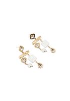 Bayan Altın Sallantılı Küpe