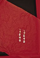 Taş Detaylı Sallantılı Küpe