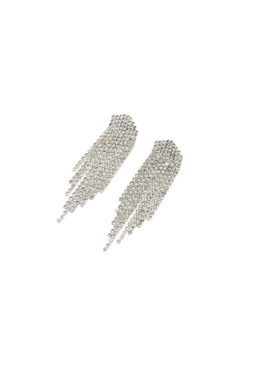 Gümüş Sallantılı Küpe