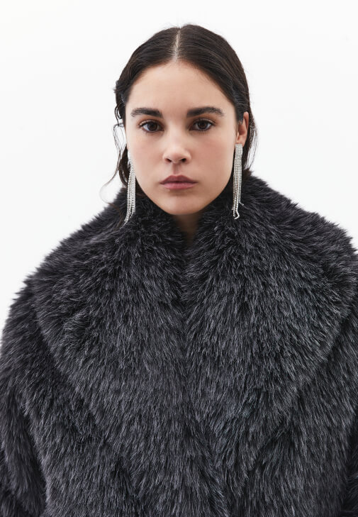 Gümüş Sallantılı Küpe