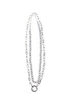 Bayan Gümüş Çoklu Zincir Kolye