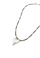 Bayan Çok Renkli Kalpli Kolye