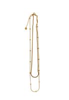 Bayan Altın İkili Kolye Seti