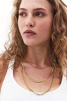 Bayan Altın Çoklu Kolye Seti