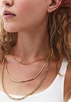 Bayan Altın Çoklu Kolye Seti