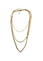 Bayan Altın Çoklu Kolye Seti