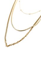 Bayan Altın Çoklu Kolye Seti