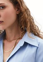 Bayan Altın Çoklu Kolye Seti