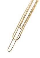 Bayan Altın Çoklu Kolye Seti