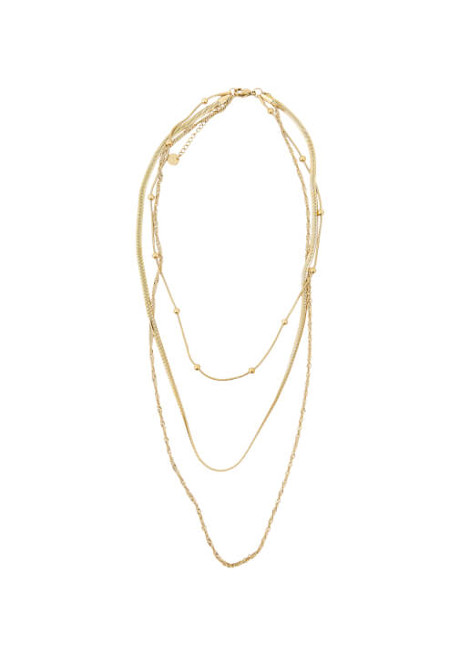 Altın Çoklu Kolye Seti