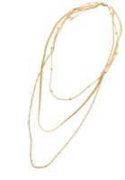 Bayan Altın Çoklu Kolye Seti