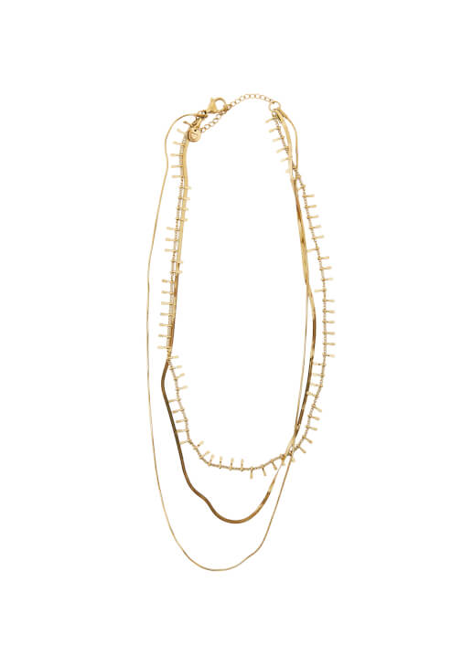 Altın Çoklu Kolye Seti