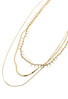 Bayan Altın Çoklu Kolye Seti