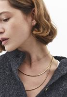 Bayan Altın Çelik Çoklu Kolye Seti