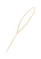 Bayan Altın Taş Detaylı Zincir Kolye