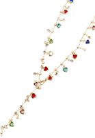 Bayan Altın Taşlı Uzun Kolye