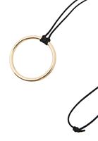 Bayan Altın Aksesuarlı İp Kolye