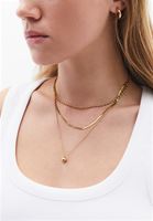 Bayan Altın Çoklu Kolye Seti