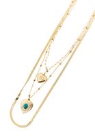 Bayan Altın Çoklu Kolye Seti